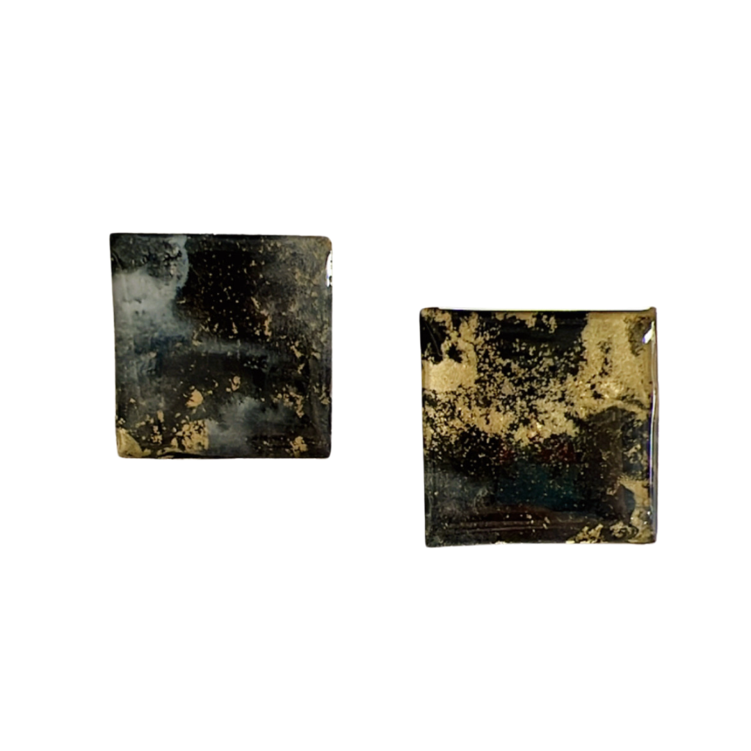 Resin Alcohol Ink Earrings - MARVELLOUS