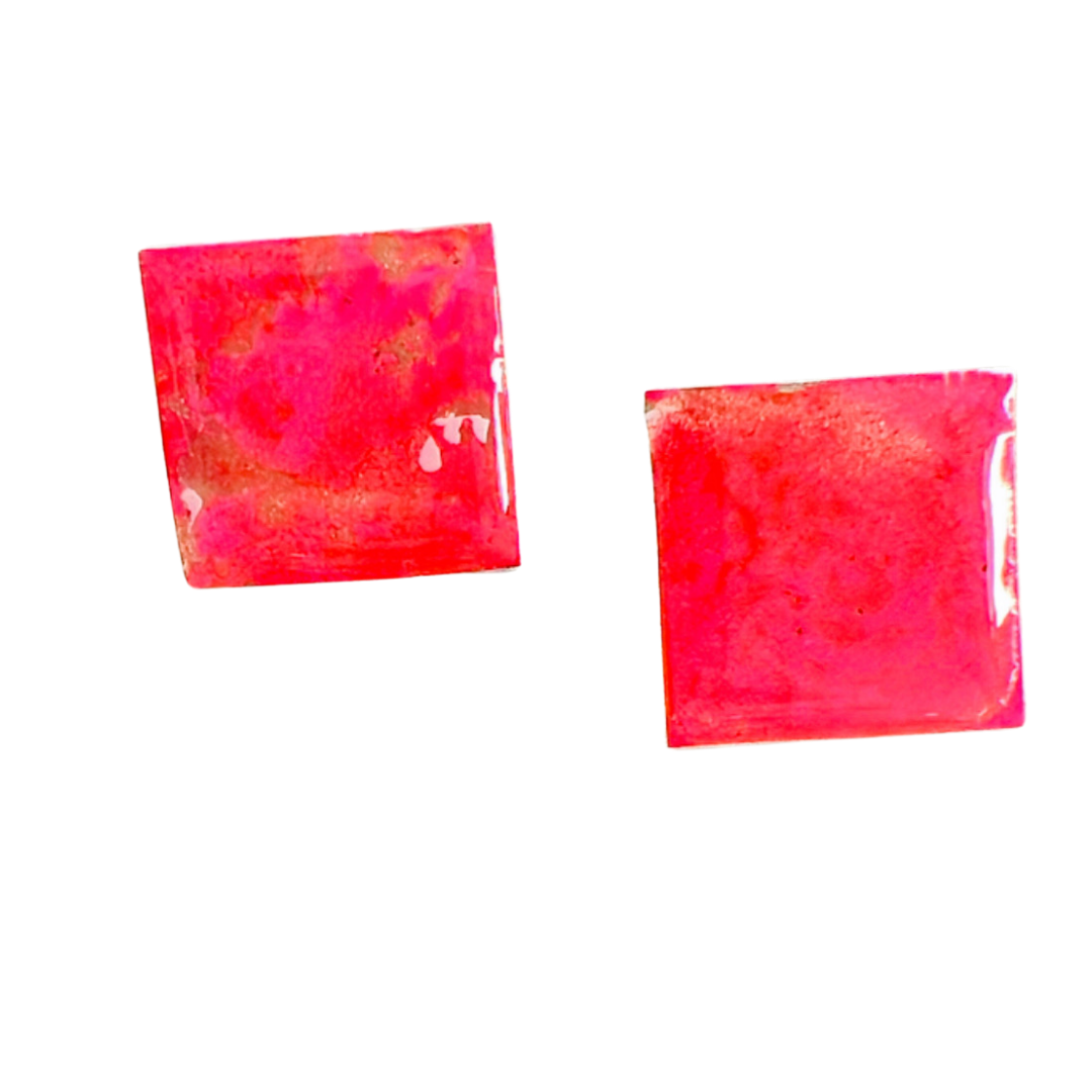 Resin Alcohol Ink Earrings - MARVELLOUS
