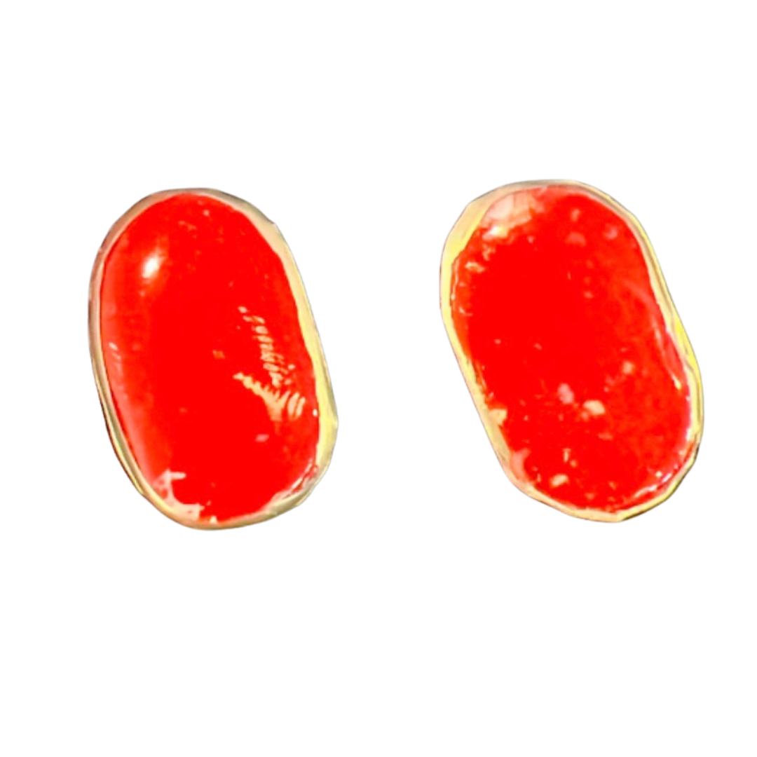 Resin Alcohol Ink Earrings - OVALBEAUTY