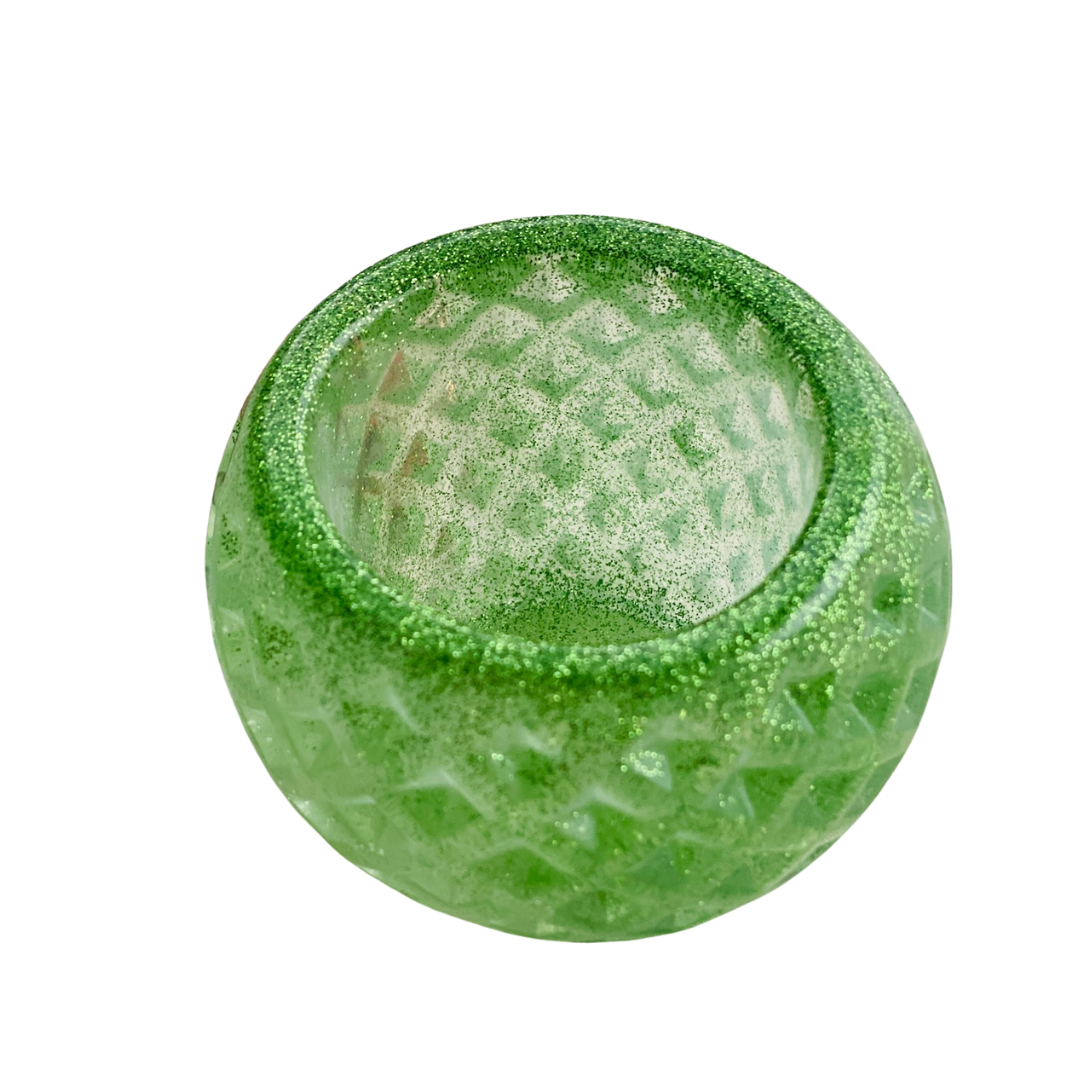 Resin candle holder- DOOM