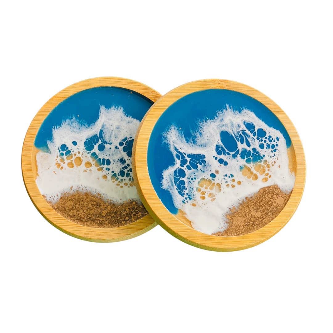 Resin coaster - BEACH THEME