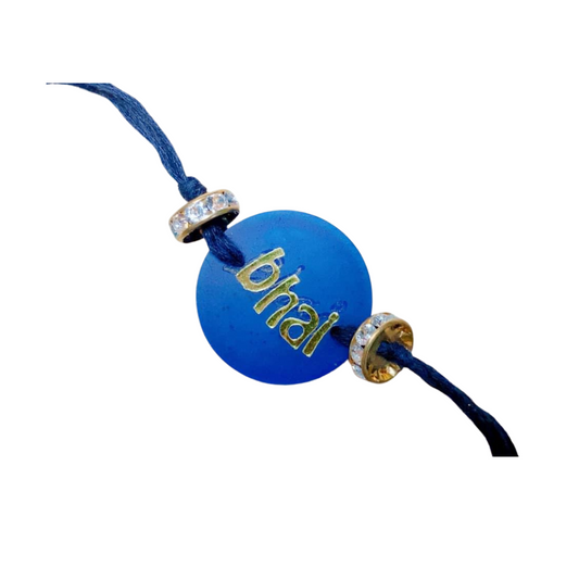 Resin blue  Bhai Rakhi