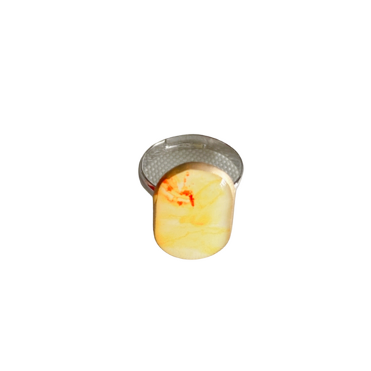 Resin Alcohol Ink finger ring - OVAL BEAUTY