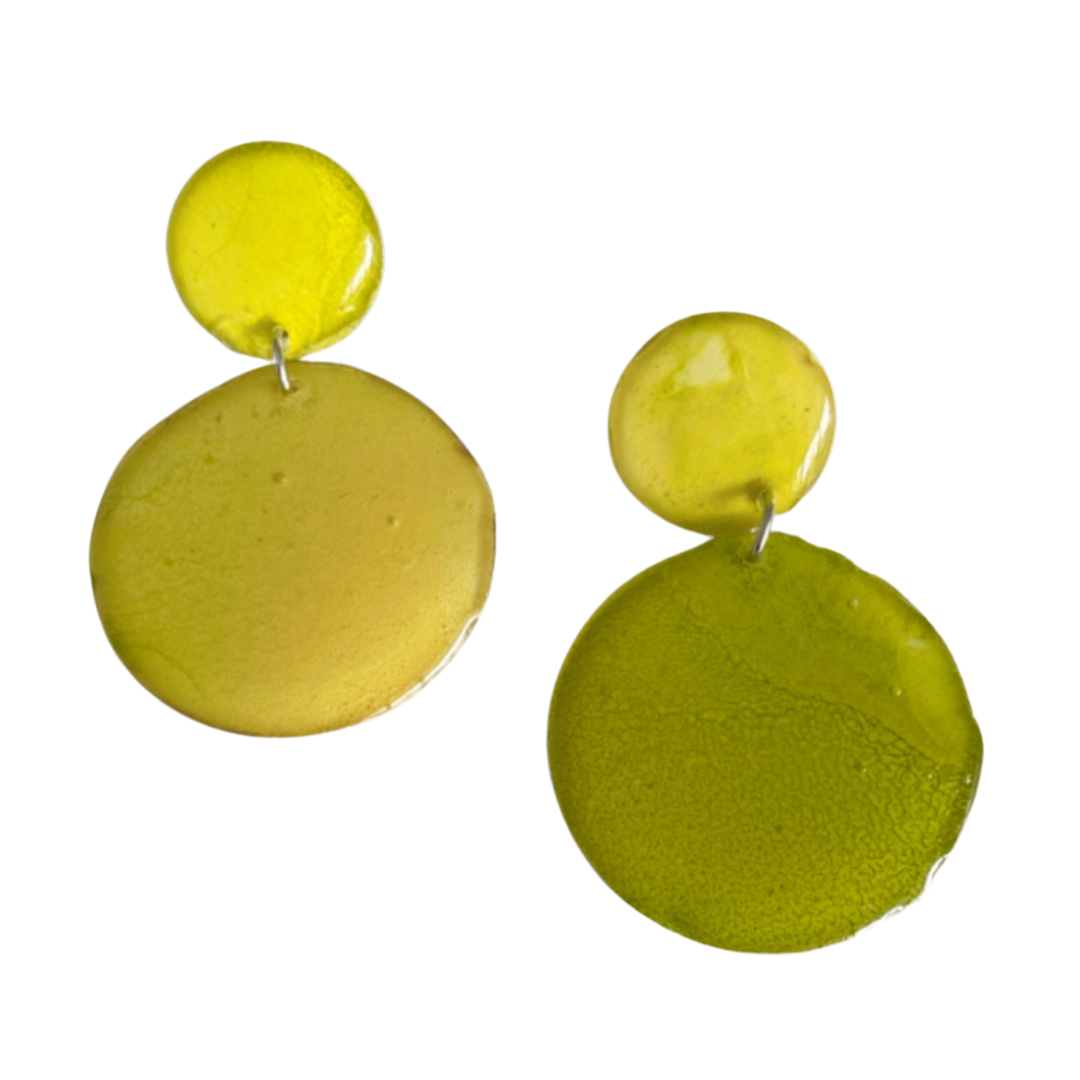 Resin Alcohol Ink Earrings - RADIENCE