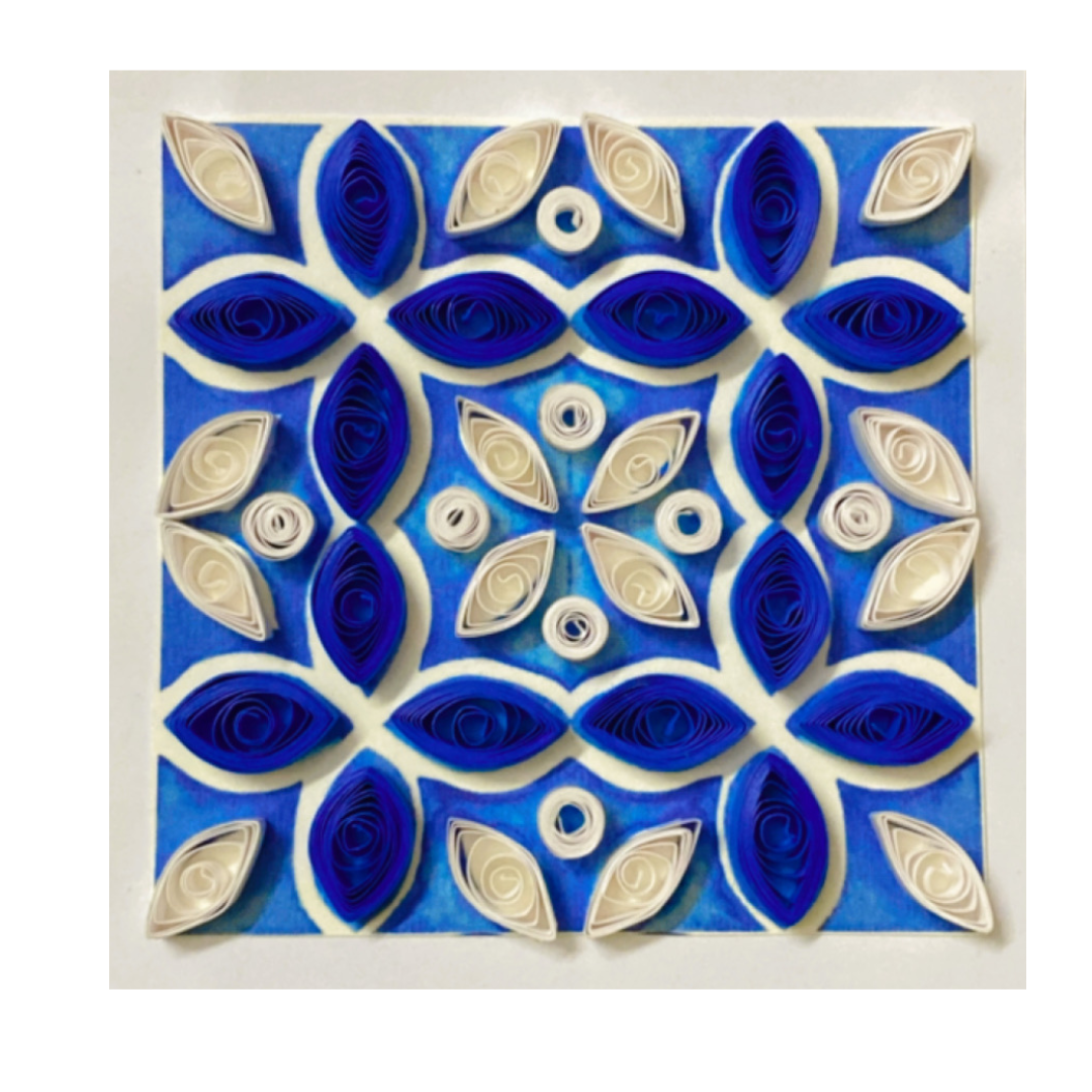 Peranakan inspired Quilling- PERANAKAN PETALS