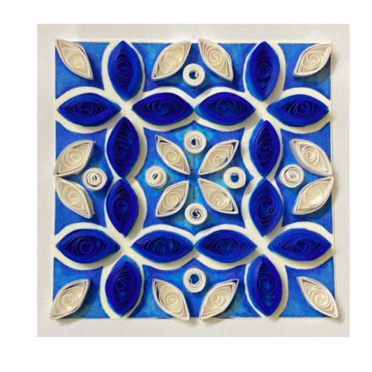 Peranakan inspired Quilling- PERANAKAN PETALS