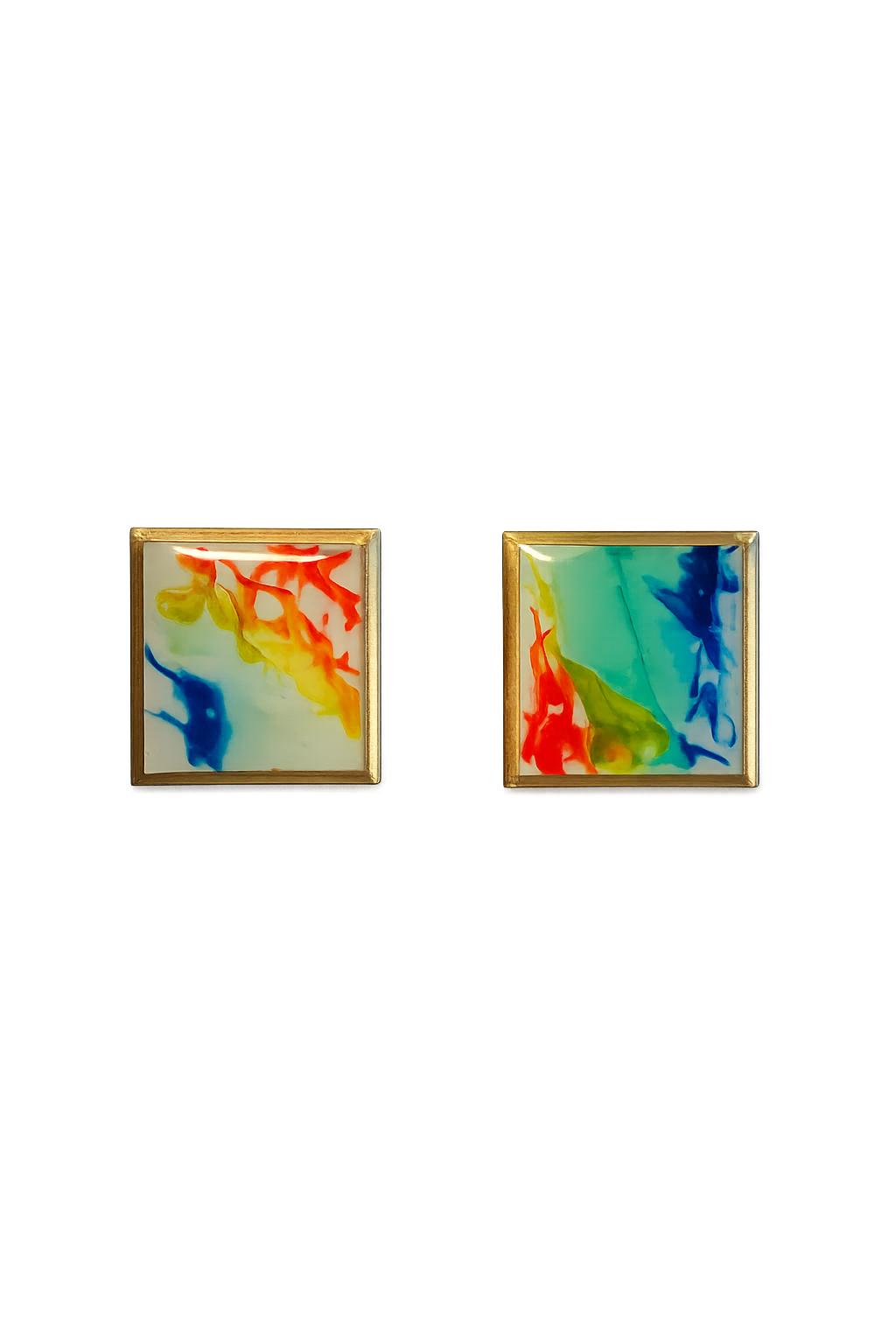 Resin Alcohol Ink Earrings - MARVELLOUS