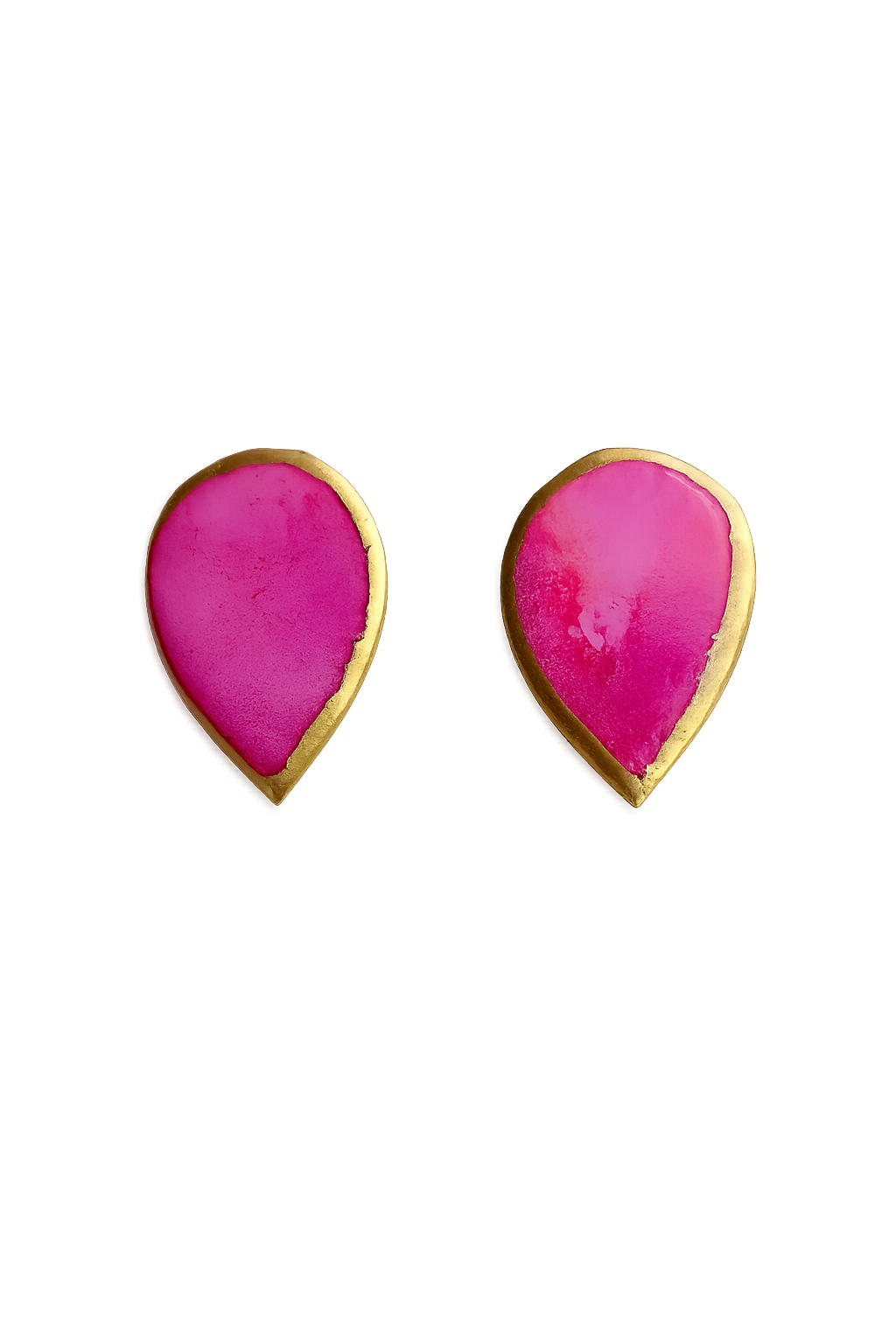 Resin alcohol ink jewellery- twisted droplet
