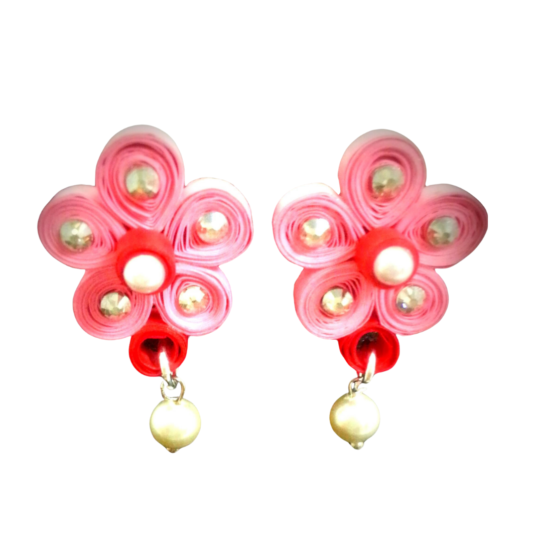 Quilling Jewellery - PINK BEAUTY