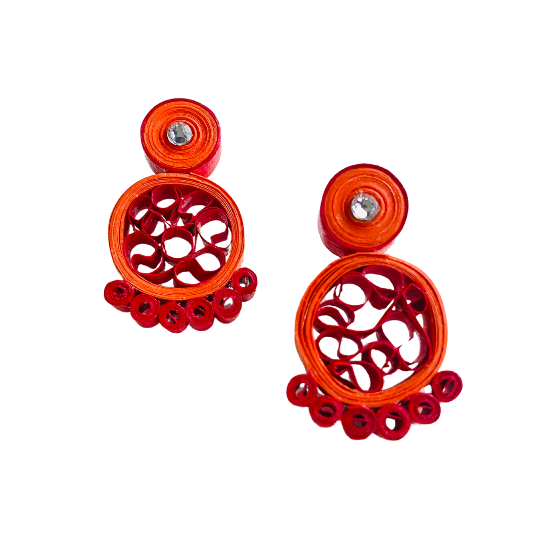 Quilling Jewellery - Mandarin