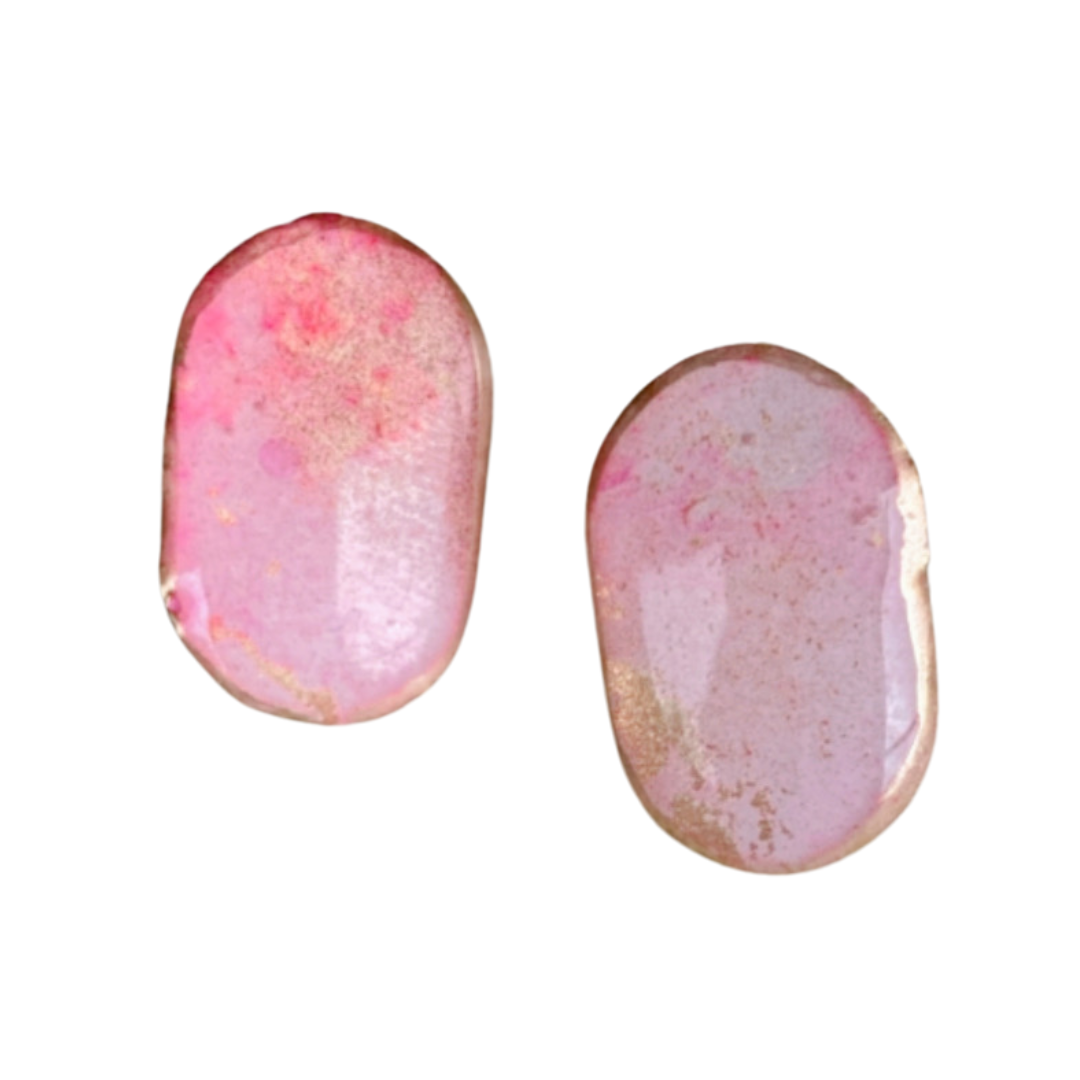 Resin Alcohol Ink Earrings - OVALBEAUTY