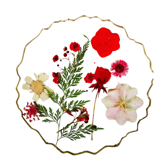 Resin coaster - FLORAL