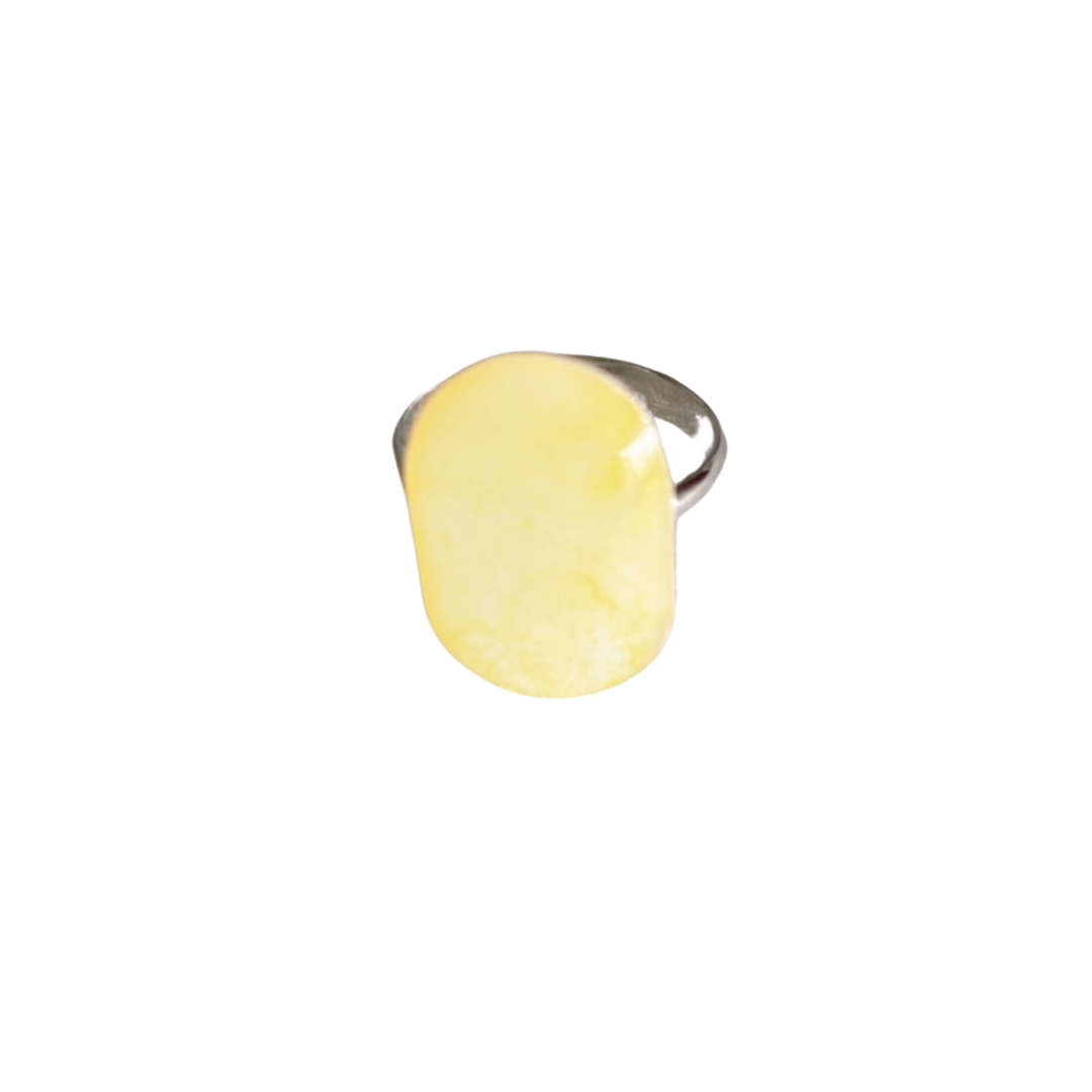 Resin Alcohol Ink finger ring - OVAL BEAUTY