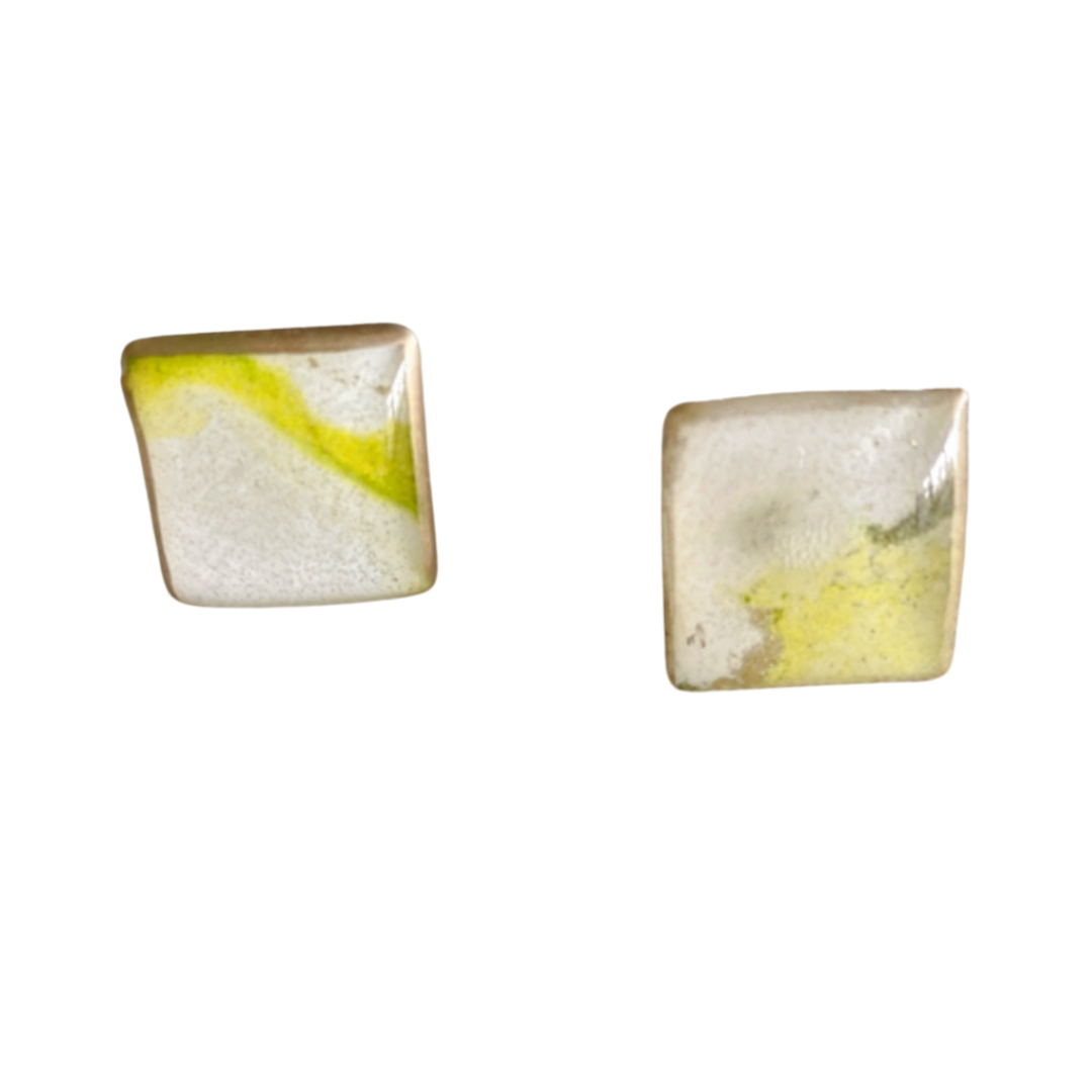 Resin Alcohol Ink Earrings - MARVELLOUS