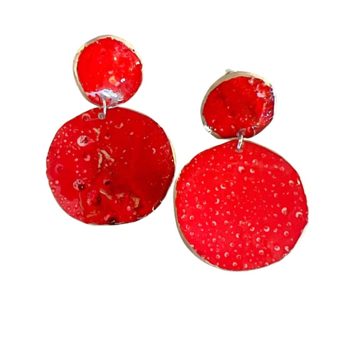 Resin Alcohol Ink Earrings - RADIENCE
