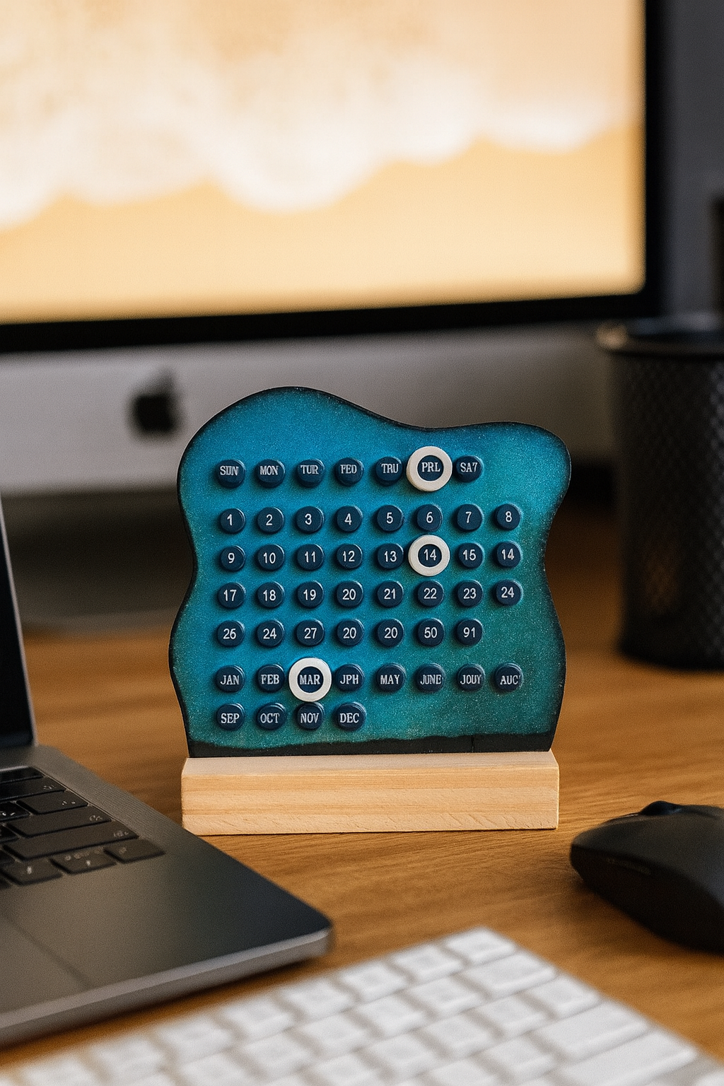 Resin Desk calendars