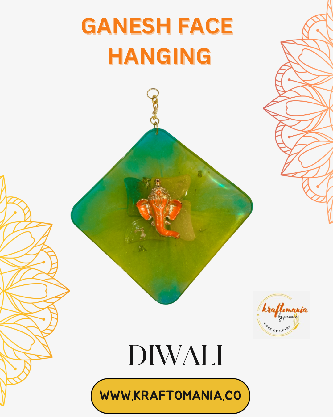 Ganesh face hanging