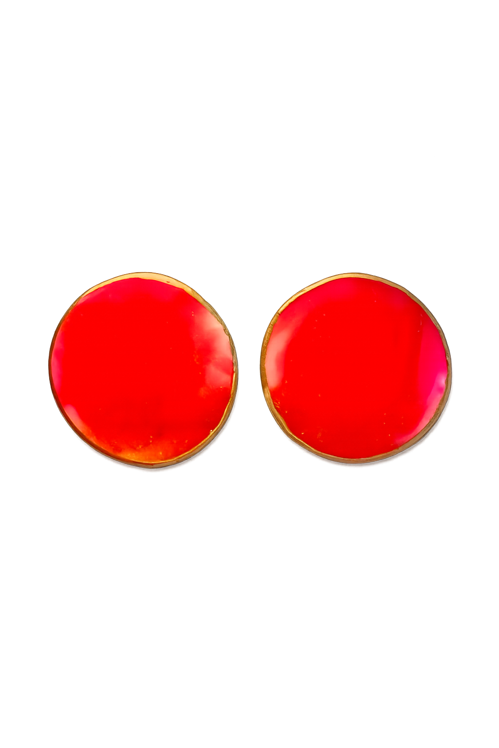 Resin Alcohol Ink Earrings-INKED BUTTONS