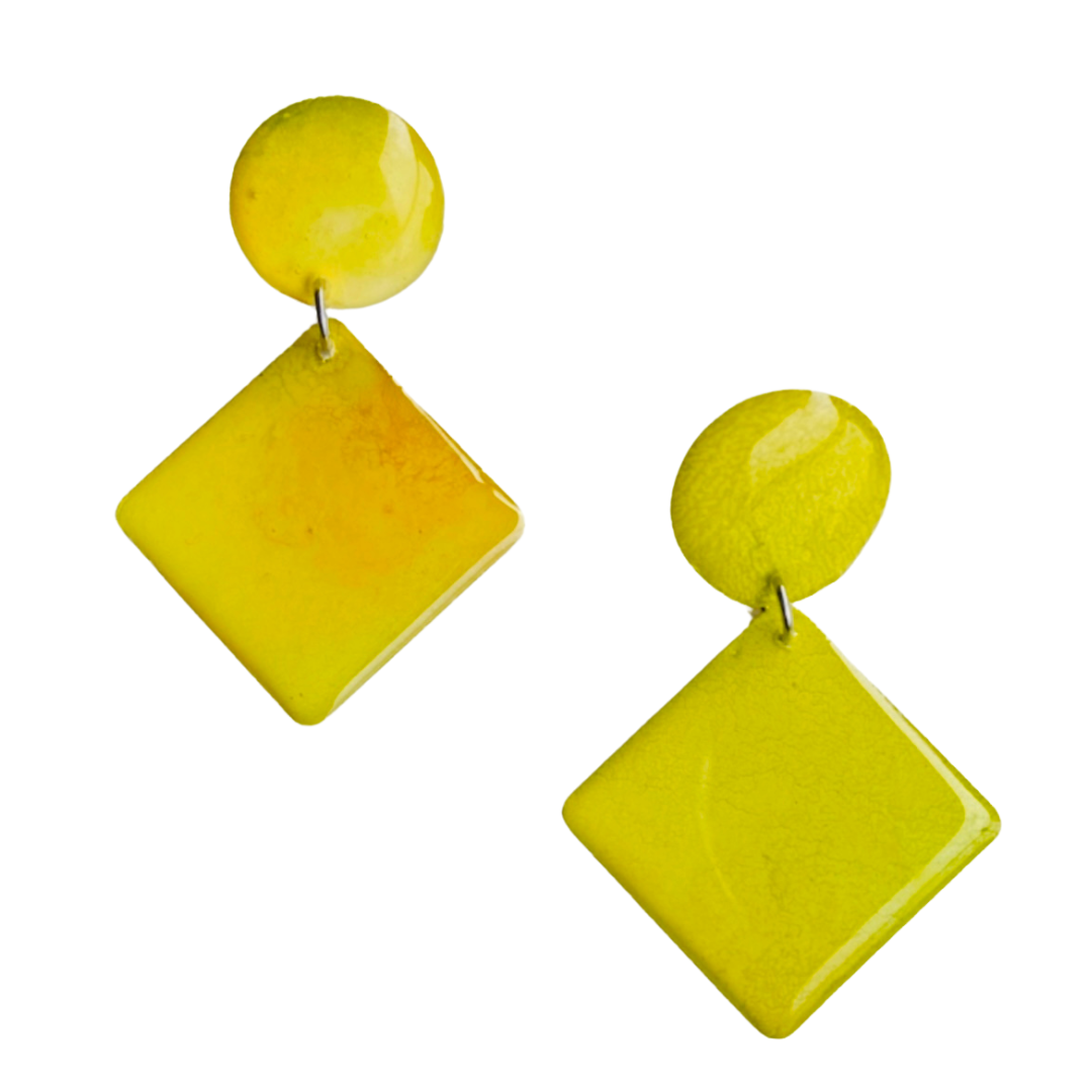 Resin Alcohol Ink Earrings  - TYPSY HUES