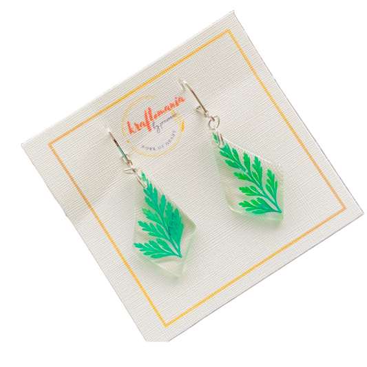 Resin Floral Jewellery - LEAF ELEGANCE