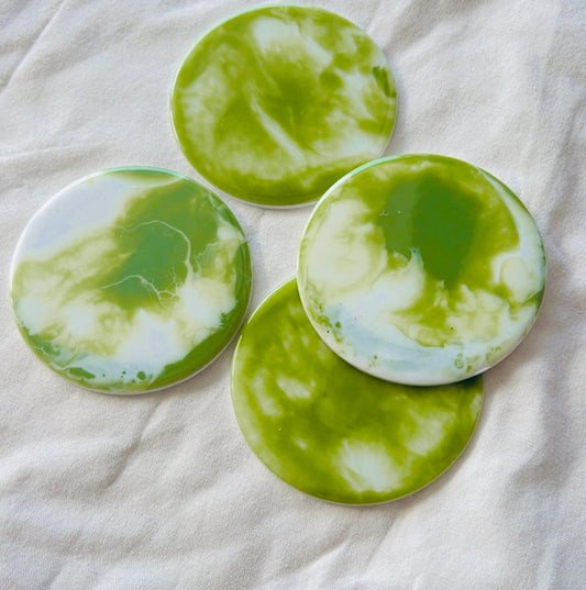 Matcha collection coasters - milky theme