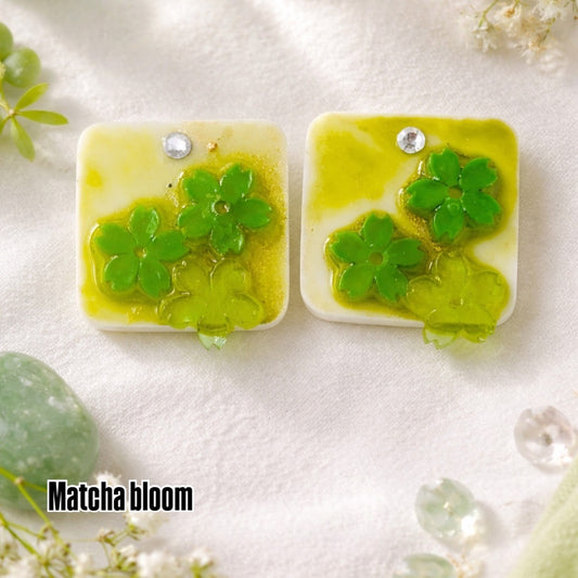 Matcha bloom
