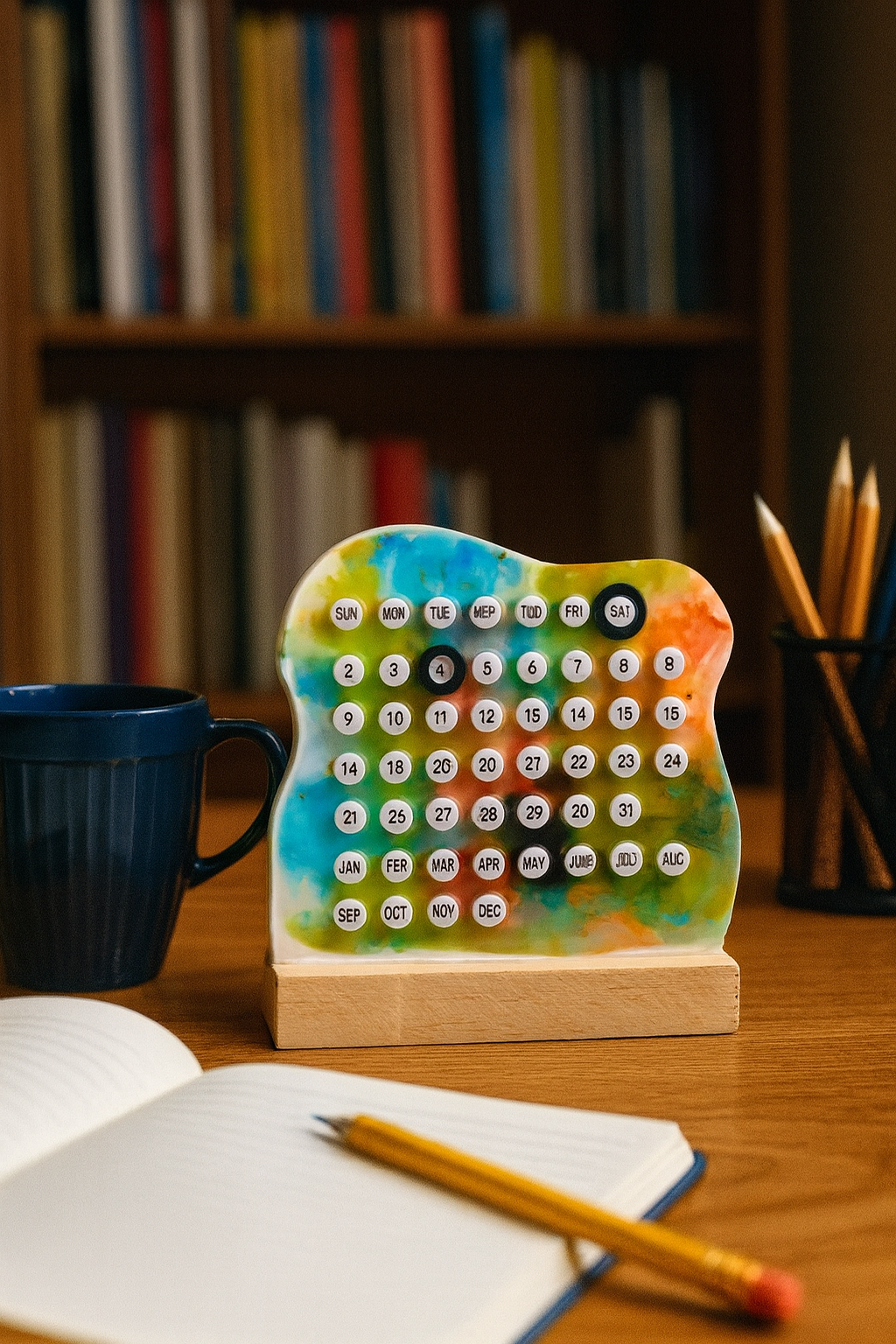 Resin Desk calendars