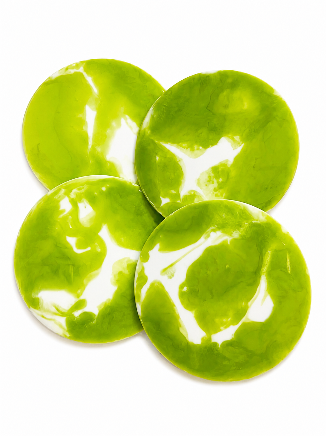 Matcha collection coasters - milky theme(set of 4)