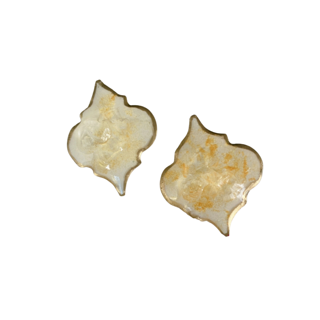 Resin alcohol ink jewellery- galaxy