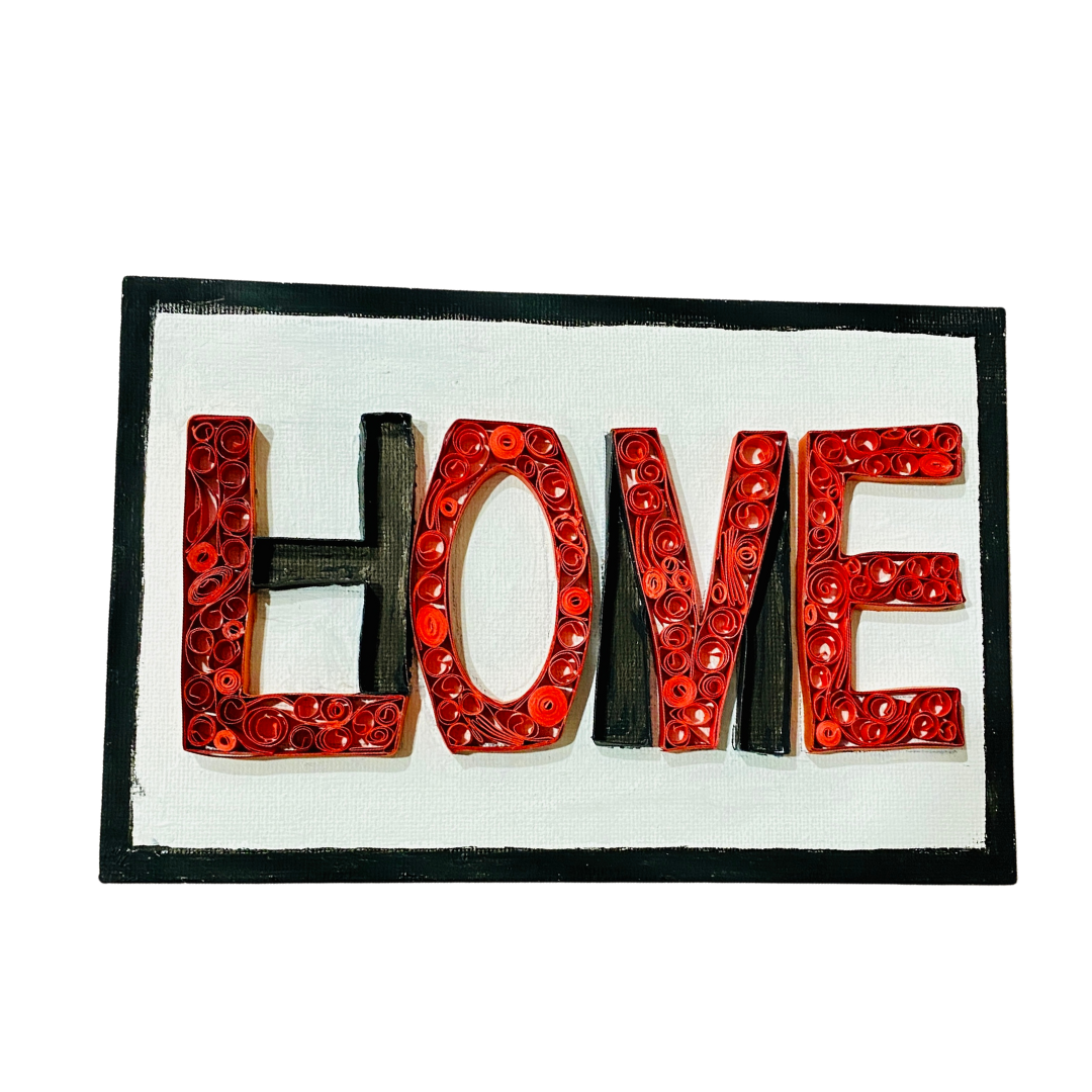 Quilling Frames - LOVE