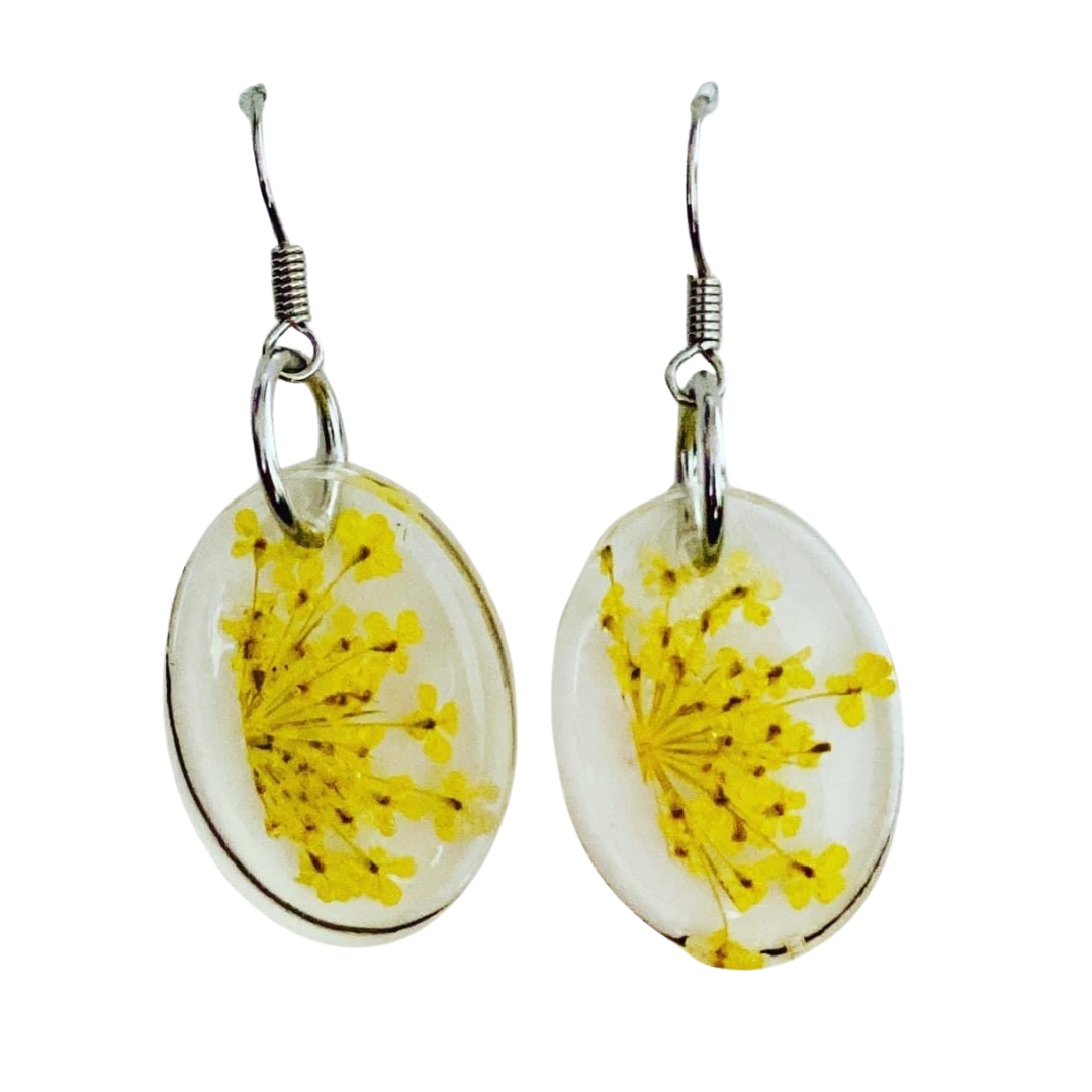 Resin Floral Jewellery - OVAL BLOOM