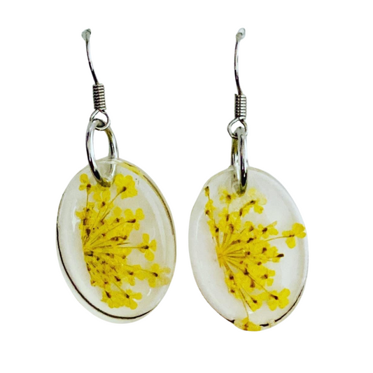Resin Floral Jewellery - OVAL BLOOM