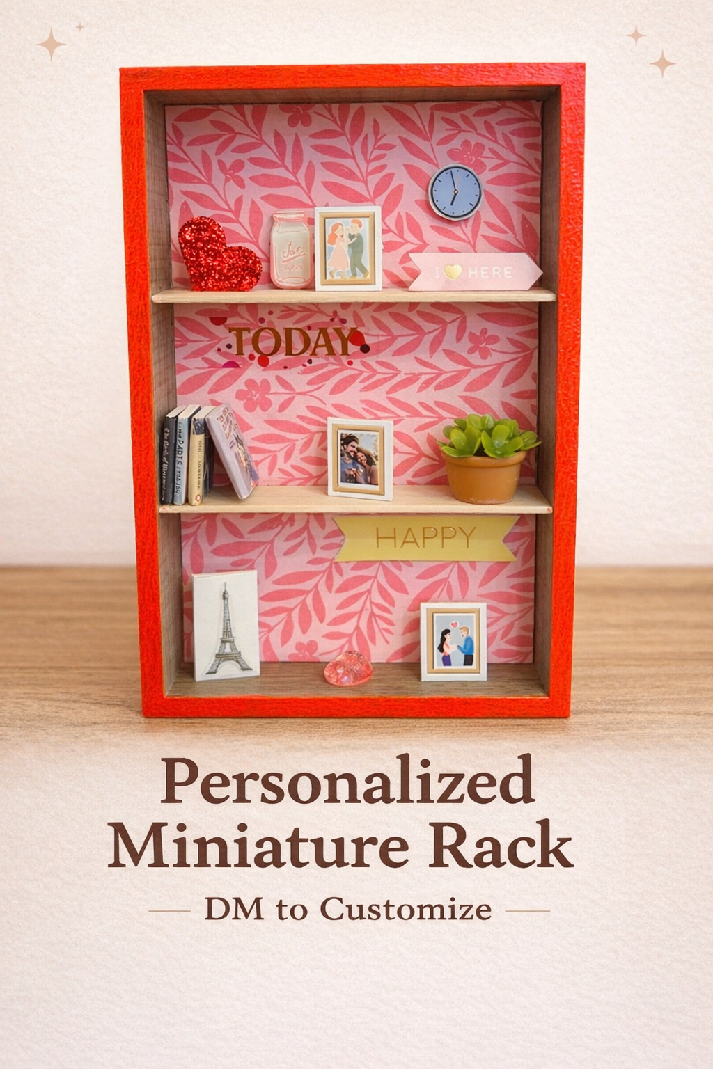 Personalised miniature rack