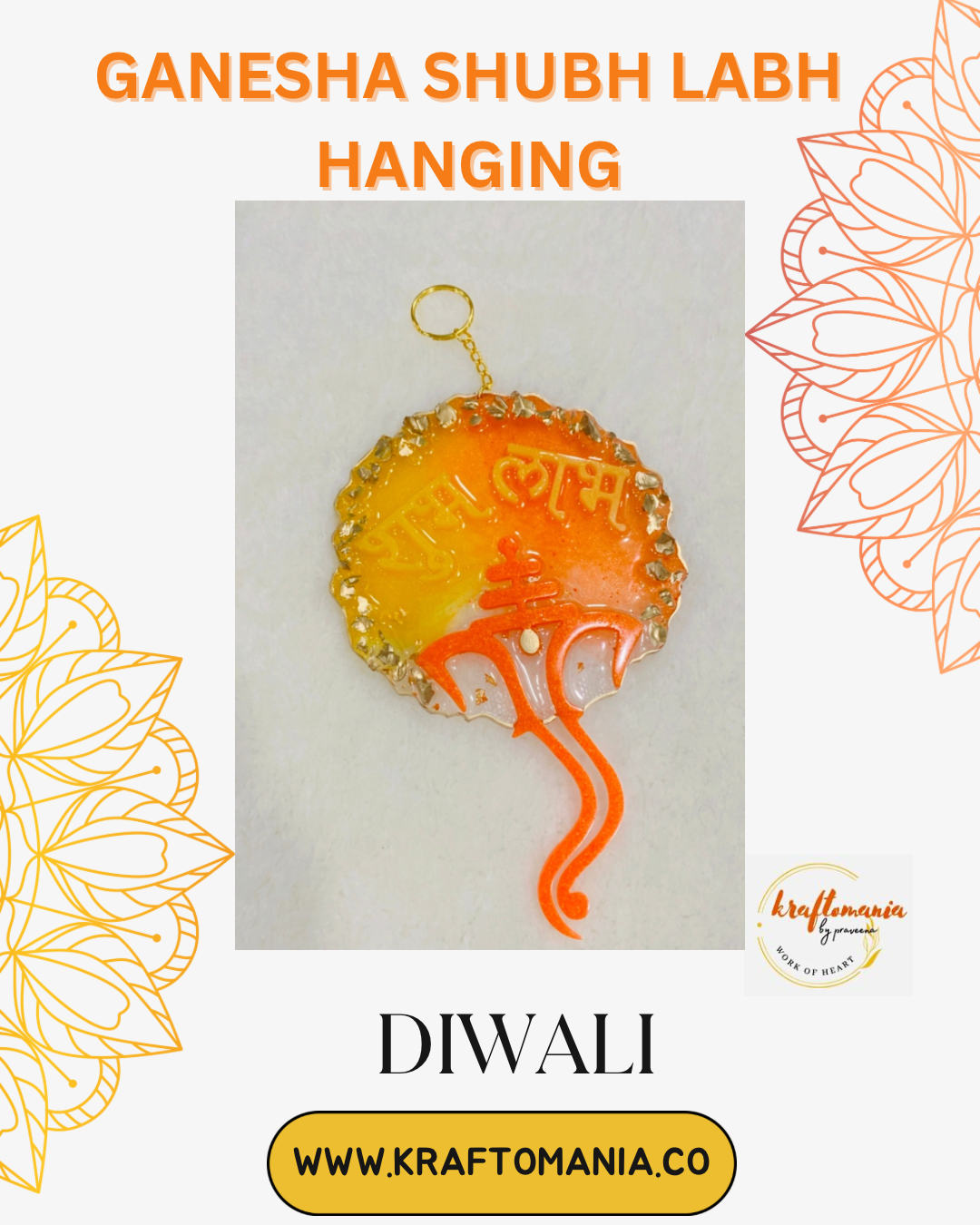 Ganesh shubh labh hanging