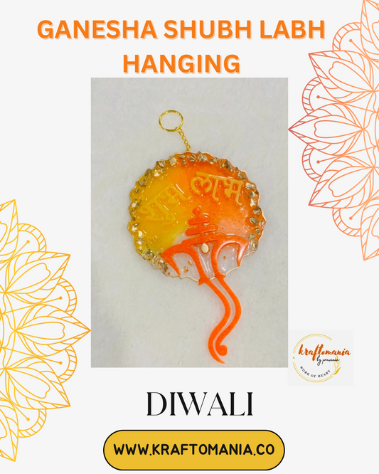 Ganesh shubh labh hanging