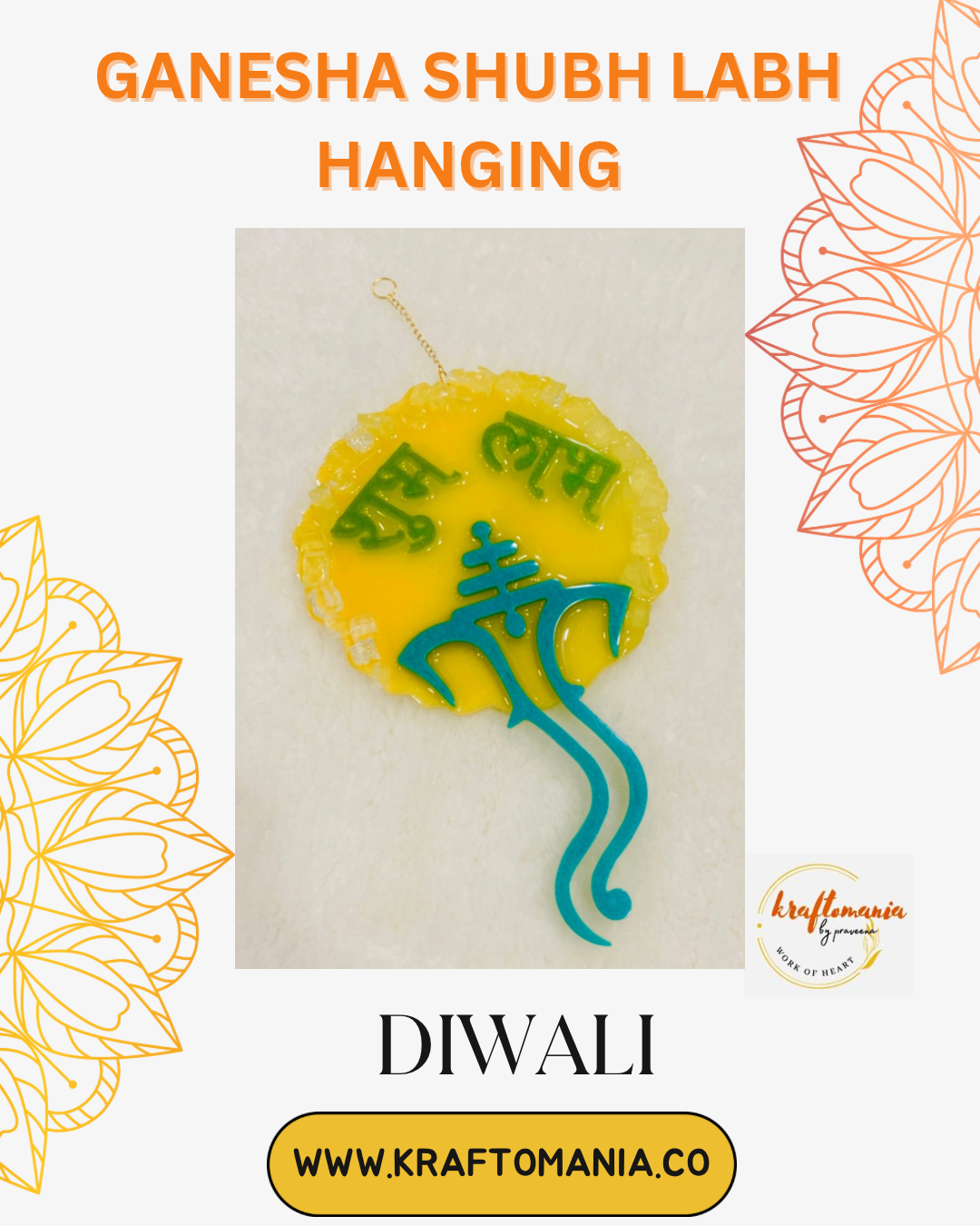 Ganesh shubh labh hanging